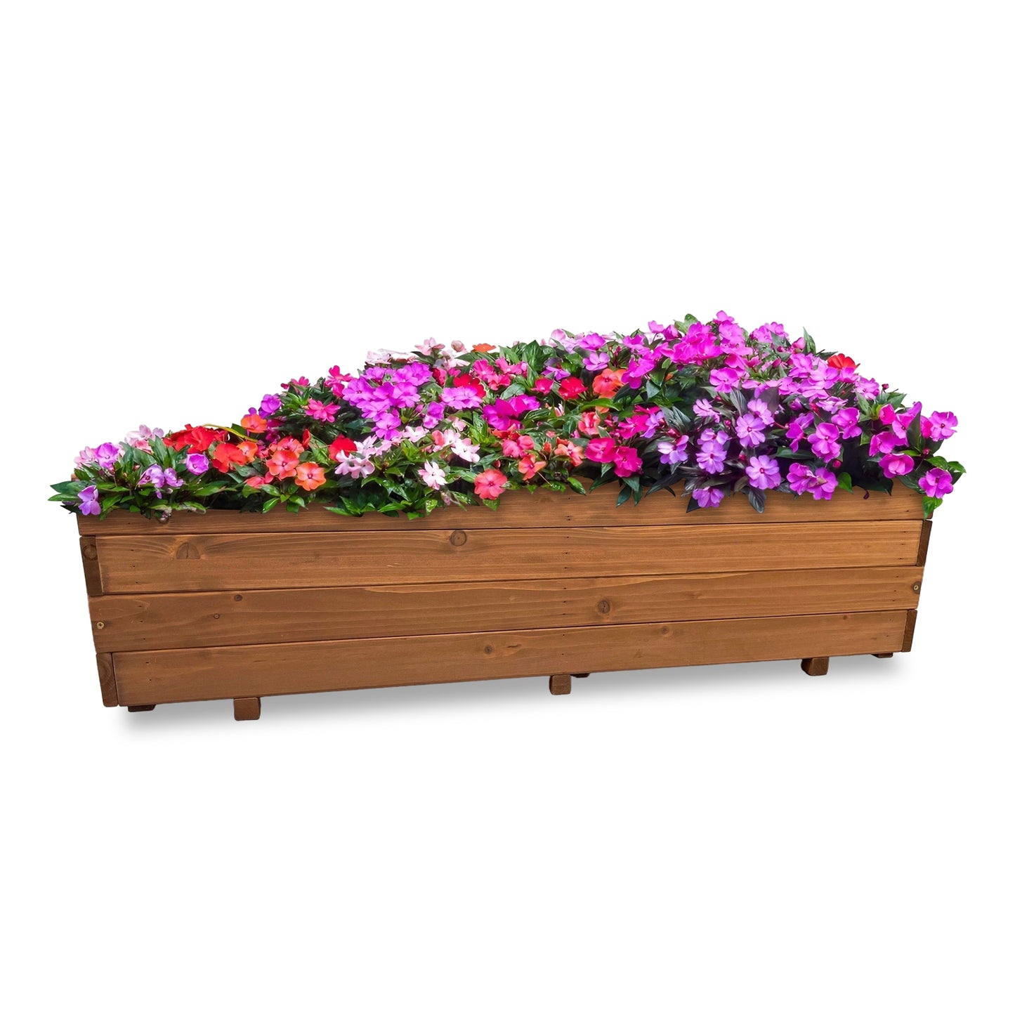 IvoQ Plantenbak Hout 120x40x32 cm-IvoQ