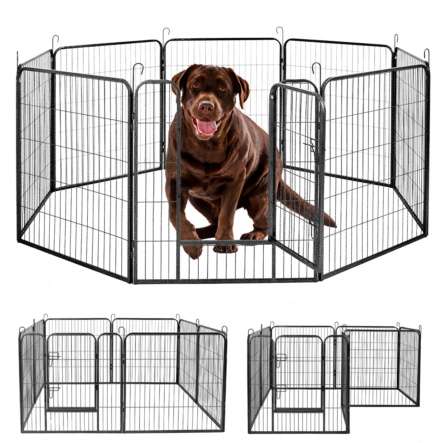 IvoQ Puppyren 8 Panelen 60 cm Hoog-IvoQ