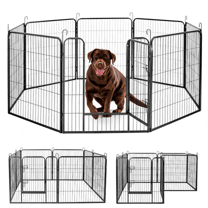 IvoQ Puppyren 8 Panelen 80 cm Hoog-IvoQ