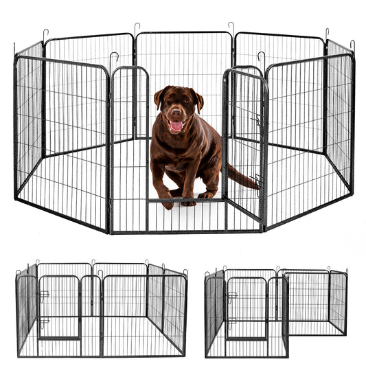 IvoQ Puppyren 8 Panelen 80 cm Hoog-IvoQ