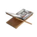 IvoQ Support de livre X-Design - Aspect chêne