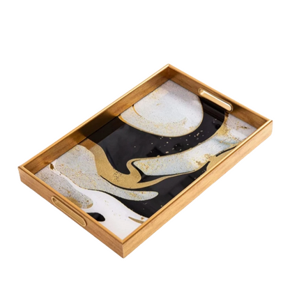 Plateau IvoQ Or et Noir