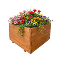 IvoQ Bac à Fleurs Carré en Bois 60x60x45 cm