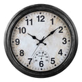 IvoQ Wandklok Waterdicht Vintage Met Thermometer 40 cm-IvoQ