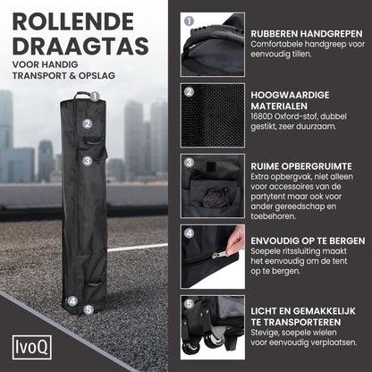 IvoQ Opberghoes voor Partytent 3x3 m-IvoQ