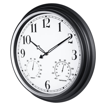 IvoQ Wandklok Retro Waterdicht 40 cm-IvoQ