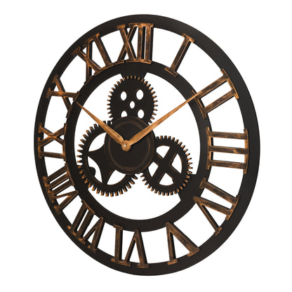 IvoQ Wandklok Industrieel XXL 60 cm-IvoQ