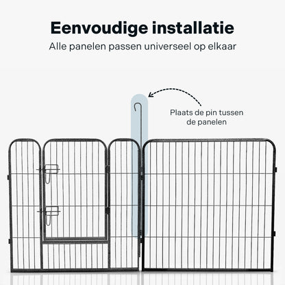 IvoQ Puppyren 8 Panelen 80 cm Hoog-IvoQ