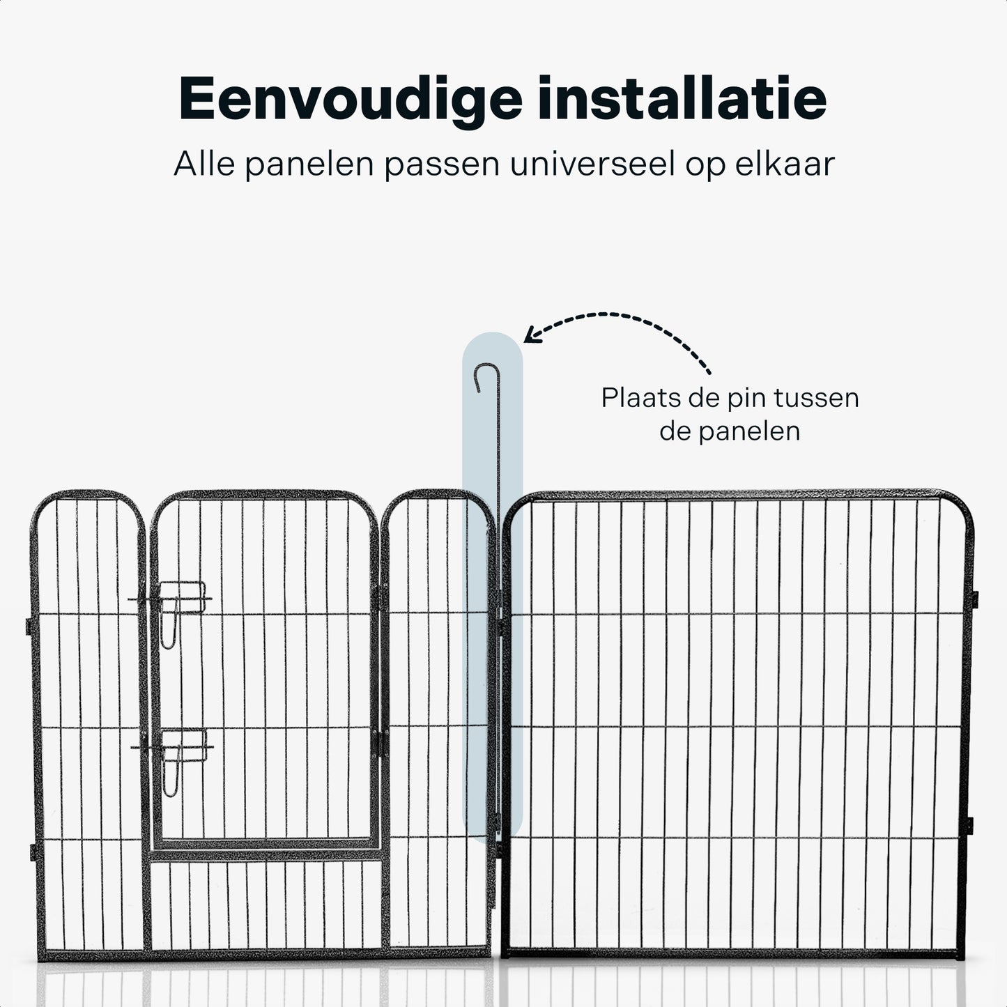 IvoQ Puppyren 8 Panelen 60 cm Hoog-IvoQ