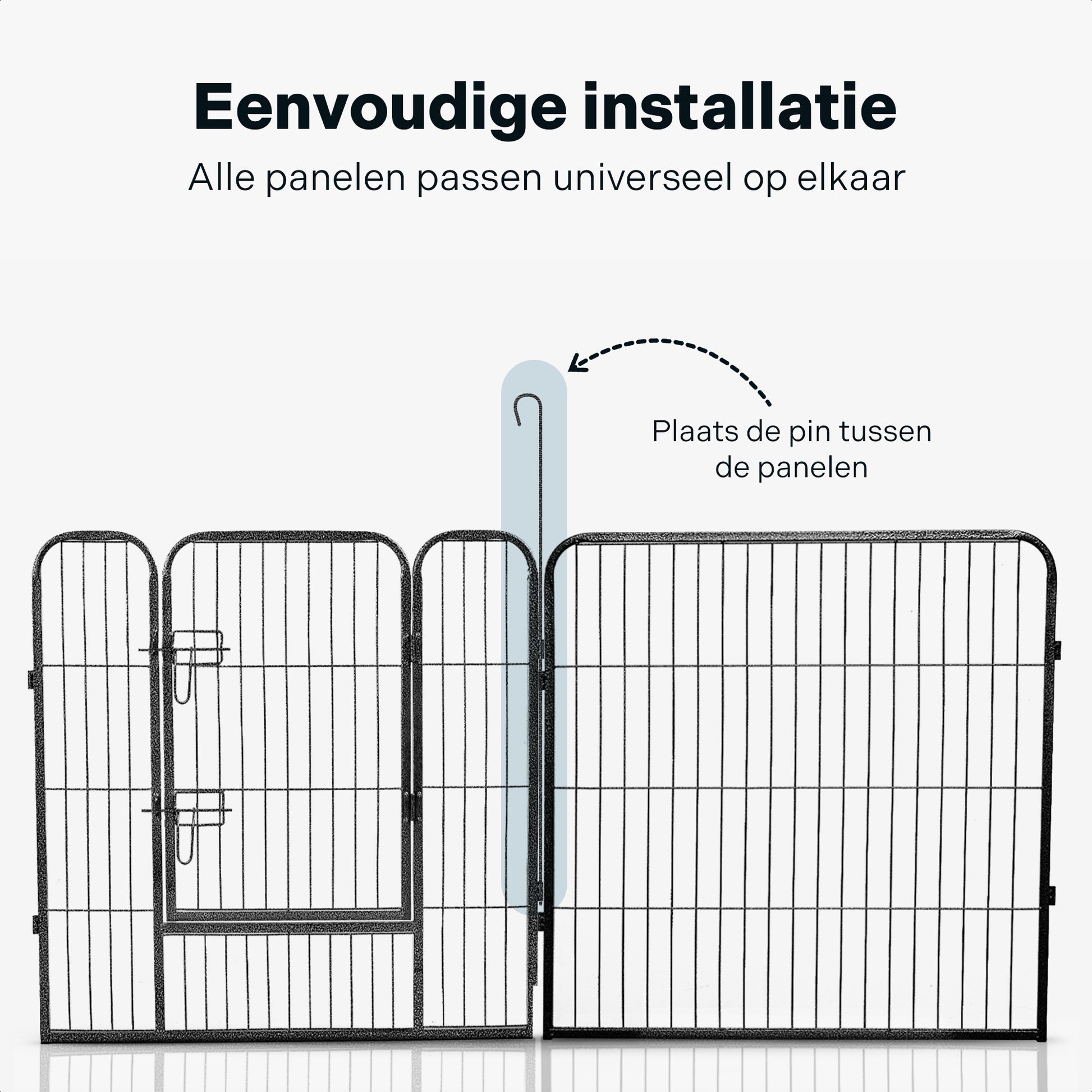 IvoQ Puppyren 8 Panelen 60 cm Hoog-IvoQ