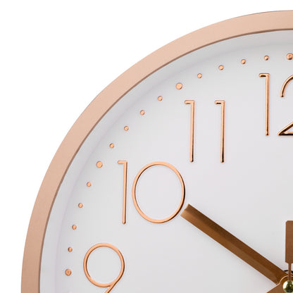 IvoQ Moderne Wandklok Roségoud Ø30 cm-IvoQ