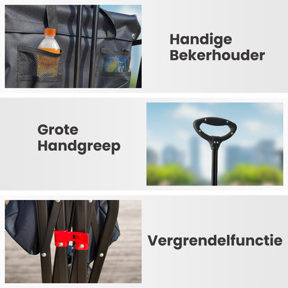 IvoQ Bolderkar Opvouwbaar 120 kg-IvoQ