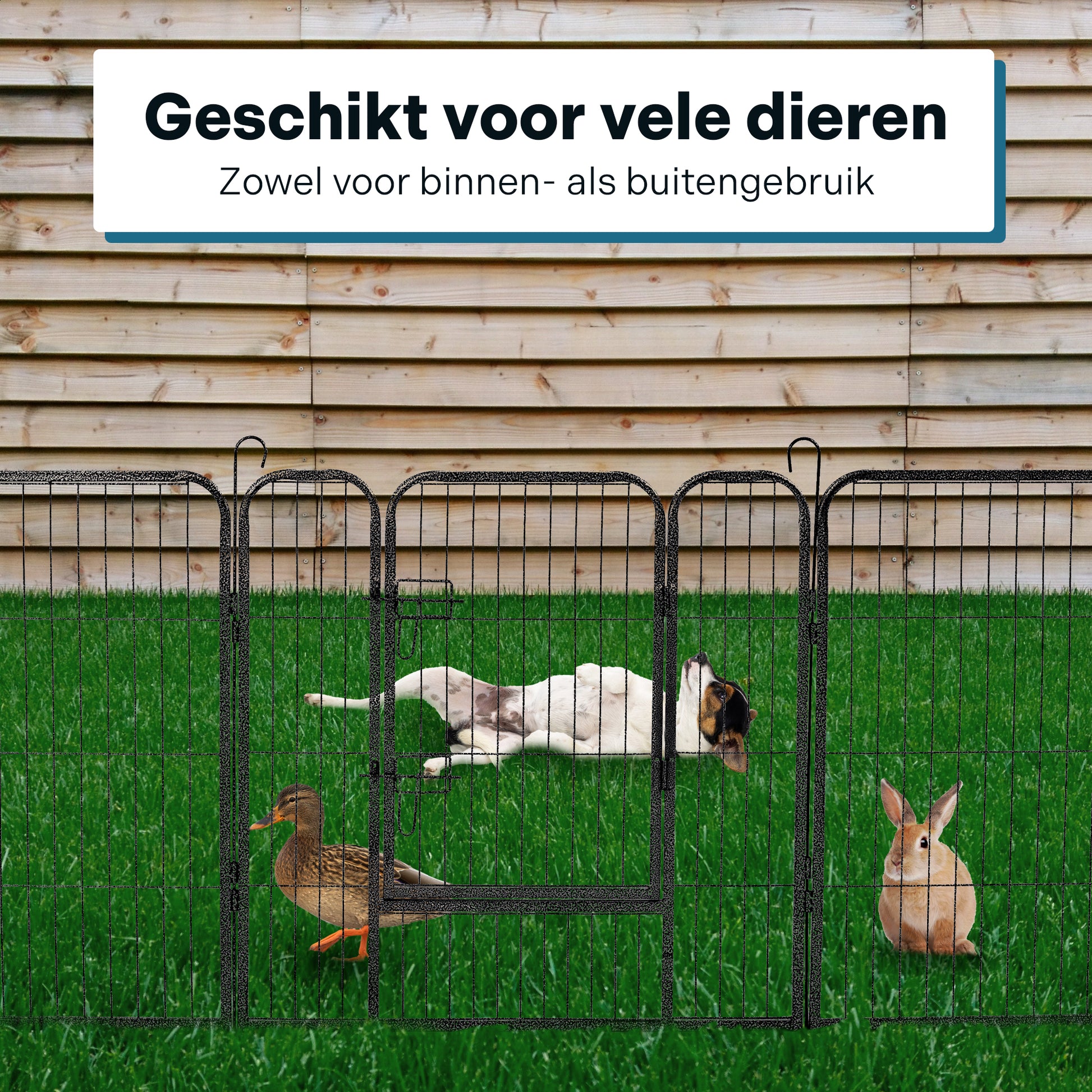 IvoQ Puppyren 8 Panelen 80 cm Hoog-IvoQ