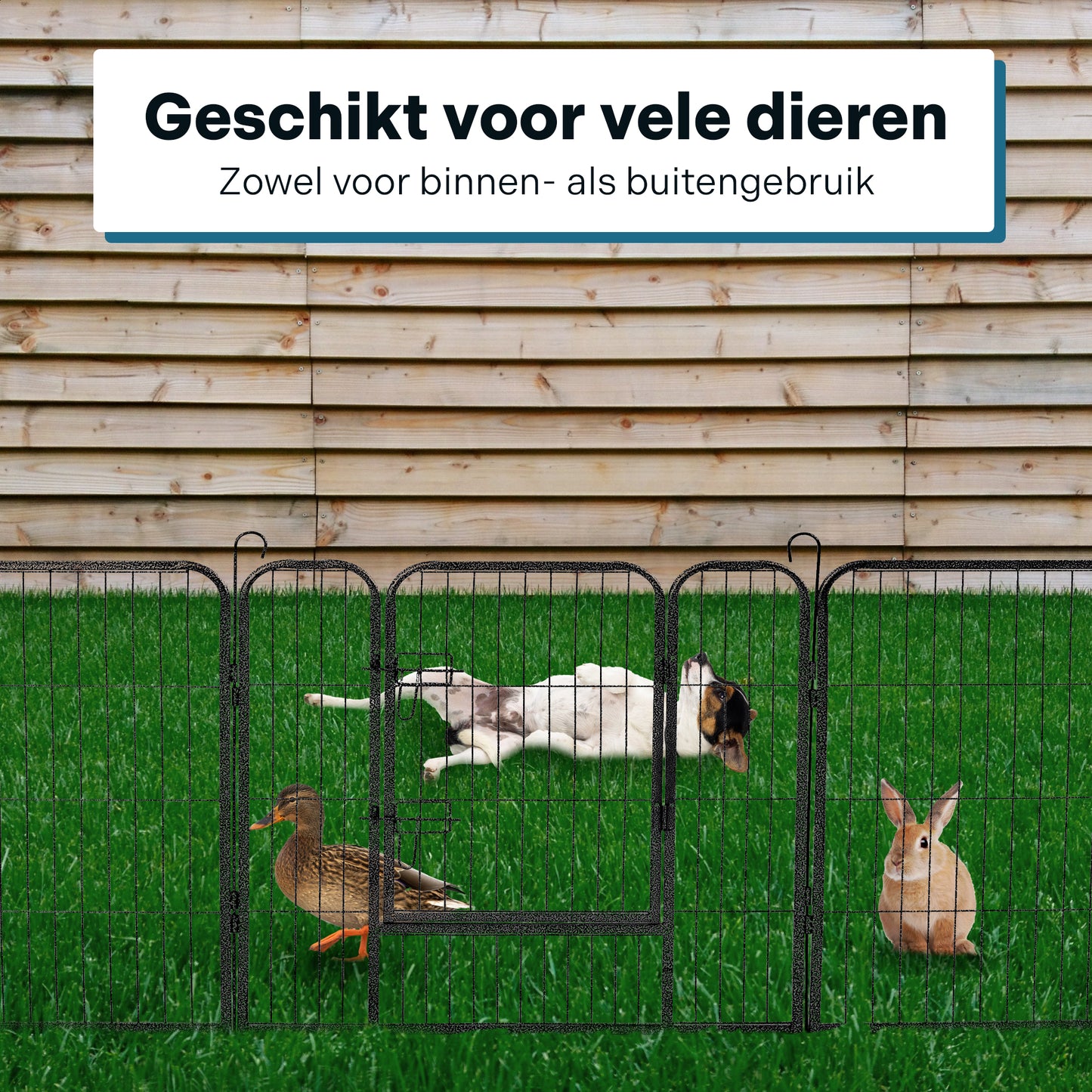 IvoQ Puppyren 8 Panelen 60 cm Hoog-IvoQ