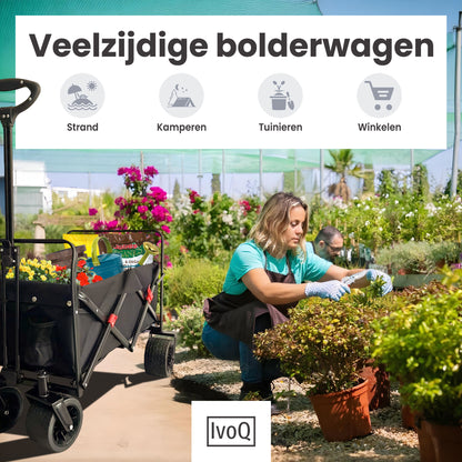 IvoQ Bolderkar Opvouwbaar 120 kg-IvoQ