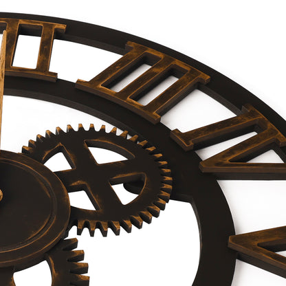 IvoQ Wandklok Industrieel XXL 60 cm-IvoQ