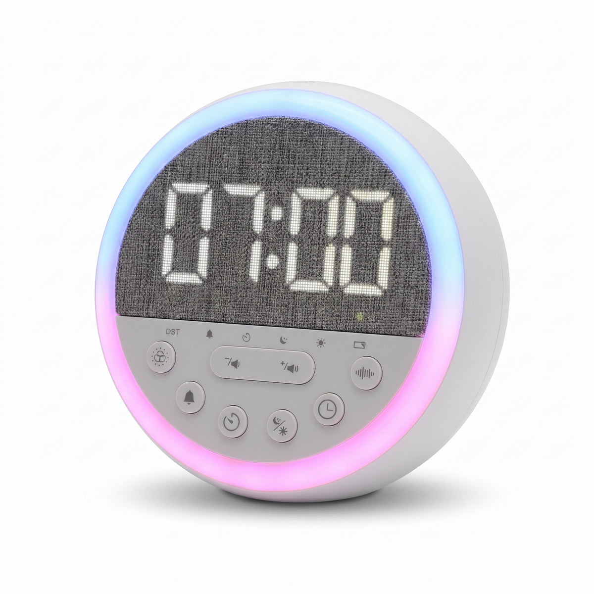 IvoQ Sleep Trainer pour Enfants - Réveil pour Enfants - Veilleuse - White Noise