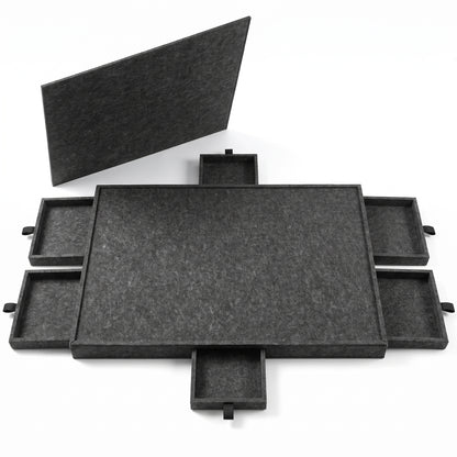 IvoQ Plateau de puzzle - 1000 pièces - 6 tiroirs de tri avec support