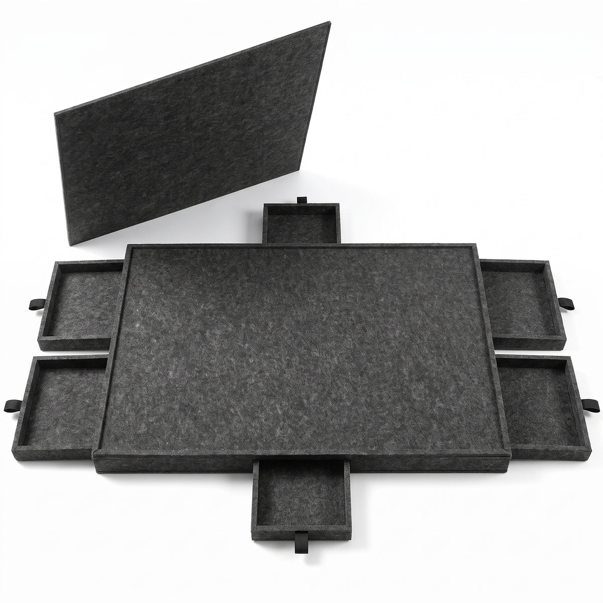 IvoQ Plateau de puzzle - 1000 pièces - 6 tiroirs de tri avec support