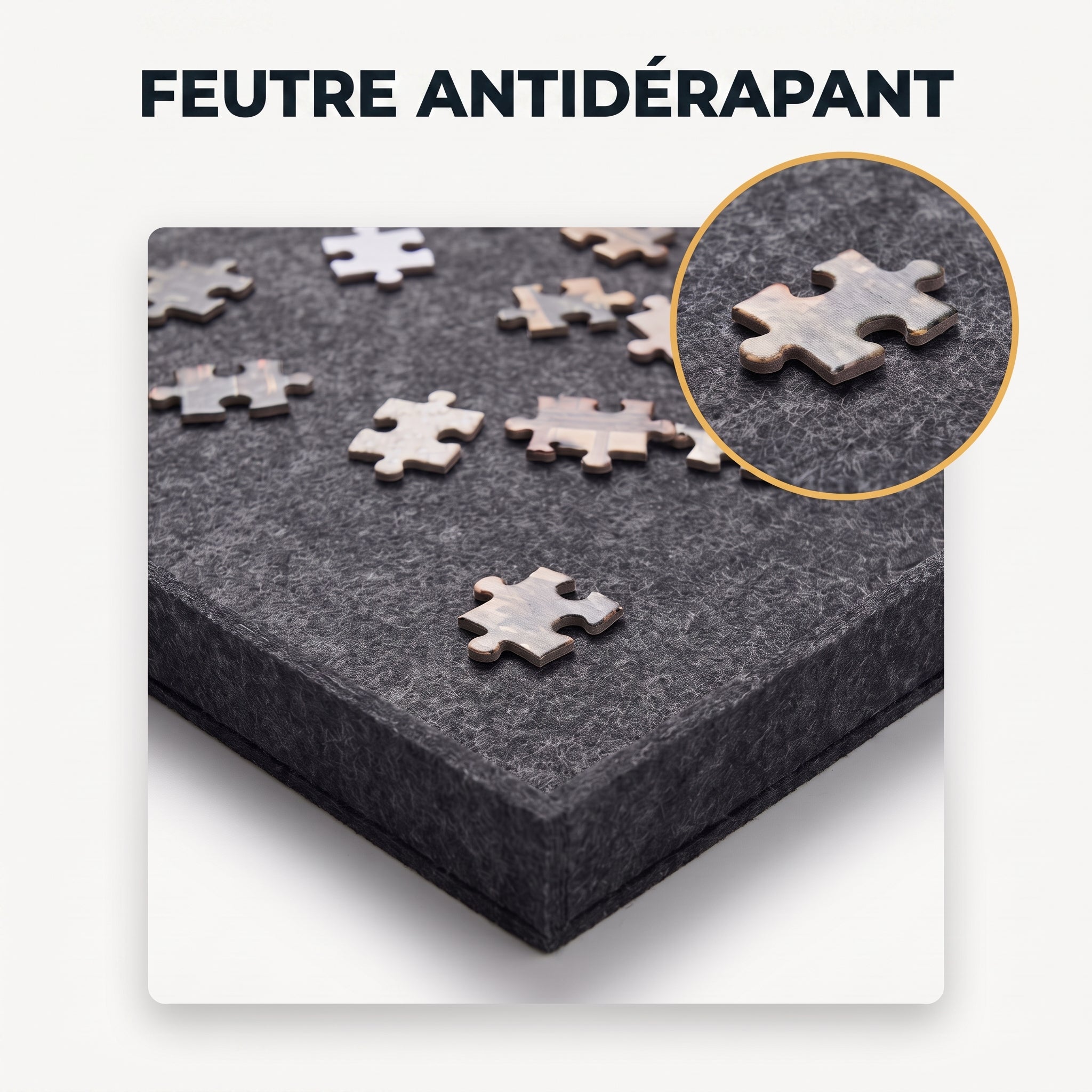 IvoQ Plateau de puzzle - 1000 pièces - 6 tiroirs de tri avec support
