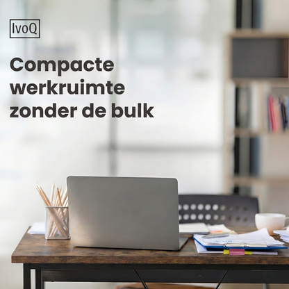 Tables d'appoint industrielles IvoQ (lot de 2) marron