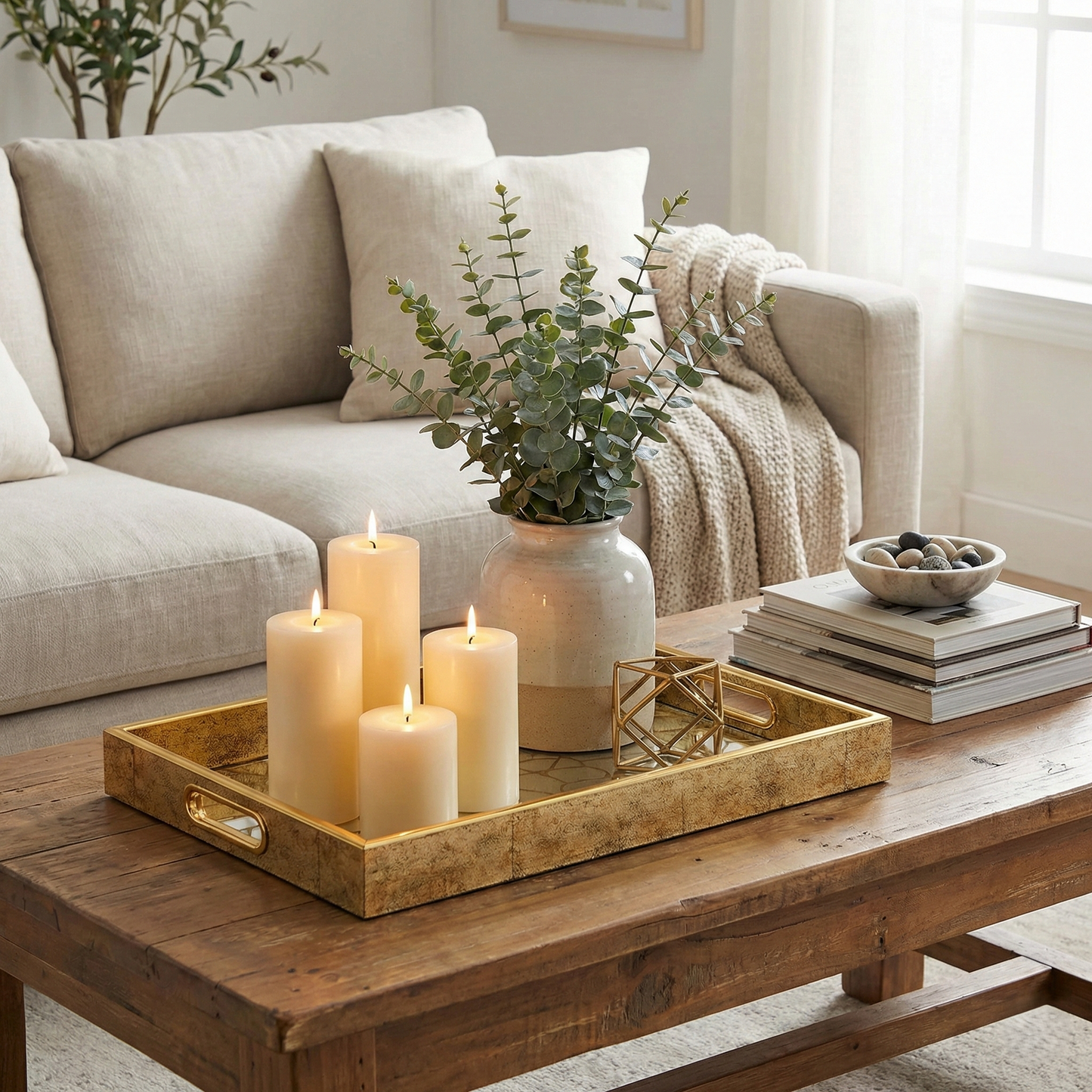 Plateau de luxe IvoQ Or