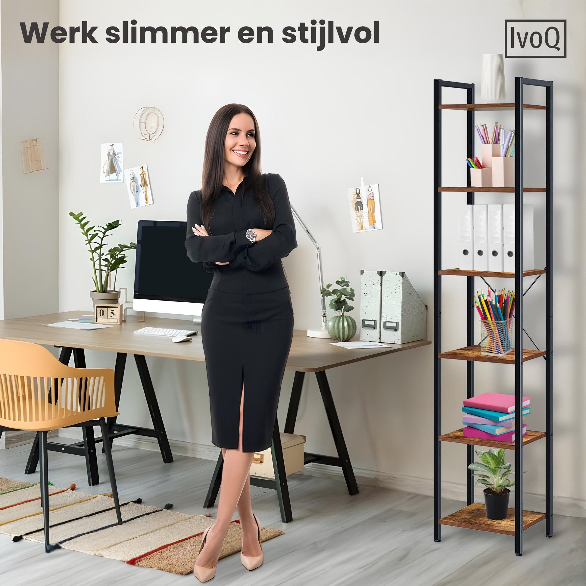 IvoQ Industriële Boekenkast-IvoQ
