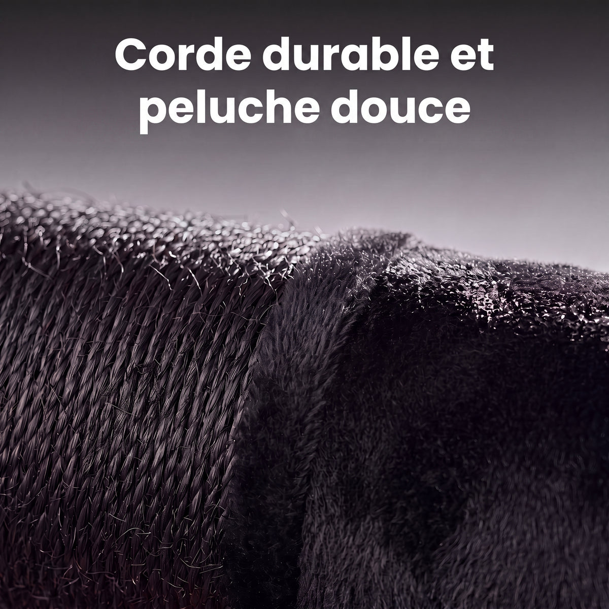 IvoQ Arbre à chat pour chats - 90 cm - Noir - Arbre à chat robuste avec balle de jeu et sisal - 90x40x40 cm