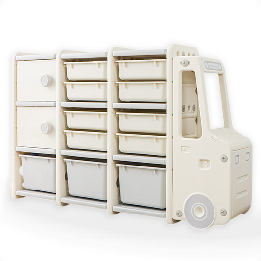 IvoQ Kinderkast Auto met Opbergbakken-IvoQ