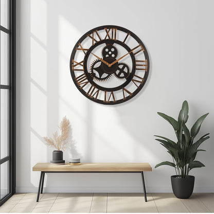 IvoQ Wandklok Industrieel XXL 60 cm-IvoQ