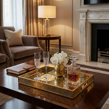 Plateau de luxe IvoQ Or