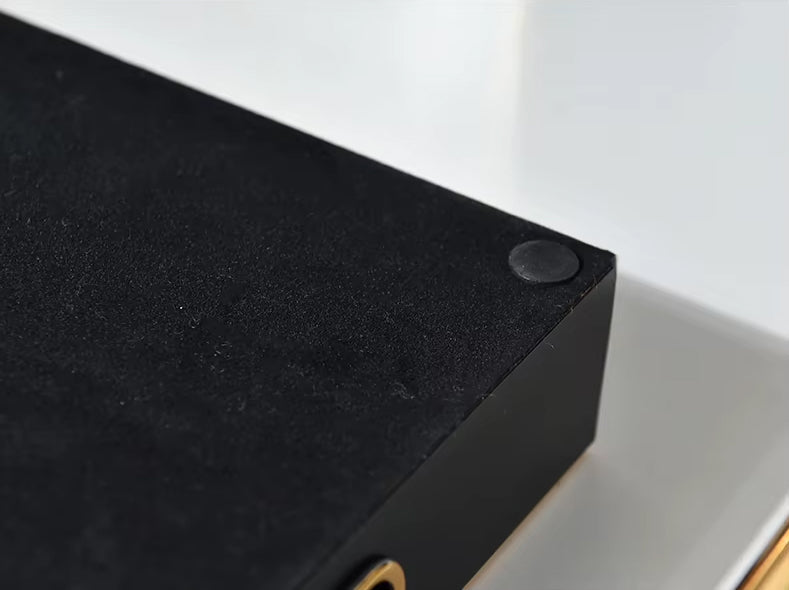 IvoQ Luxe Dienblad Zwart Goud 45x30 cm-IvoQ