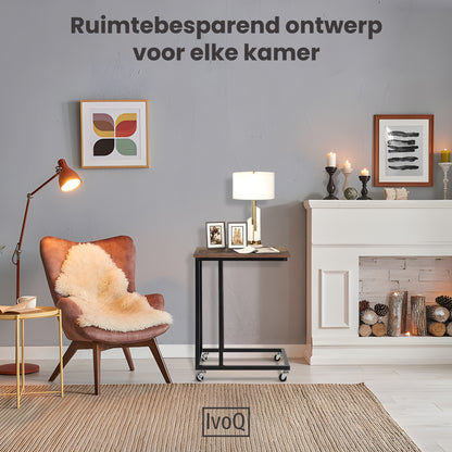 IvoQ Bijzettafel op Wieltjes-IvoQ