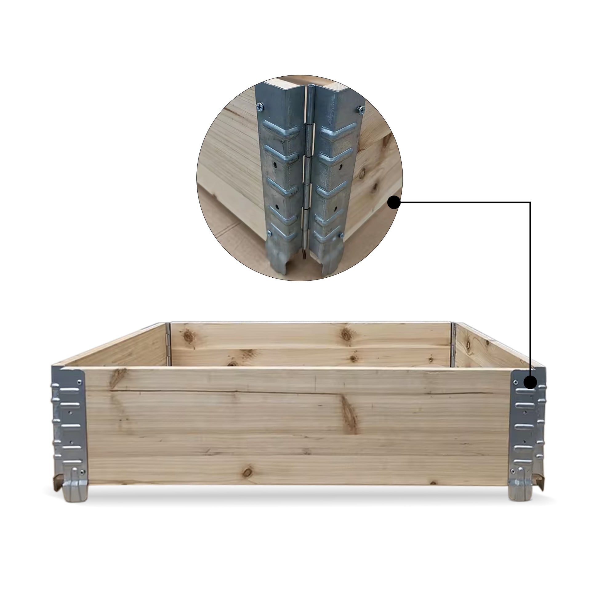 IvoQ Kweekbak Hout 80x60x20 cm-IvoQ