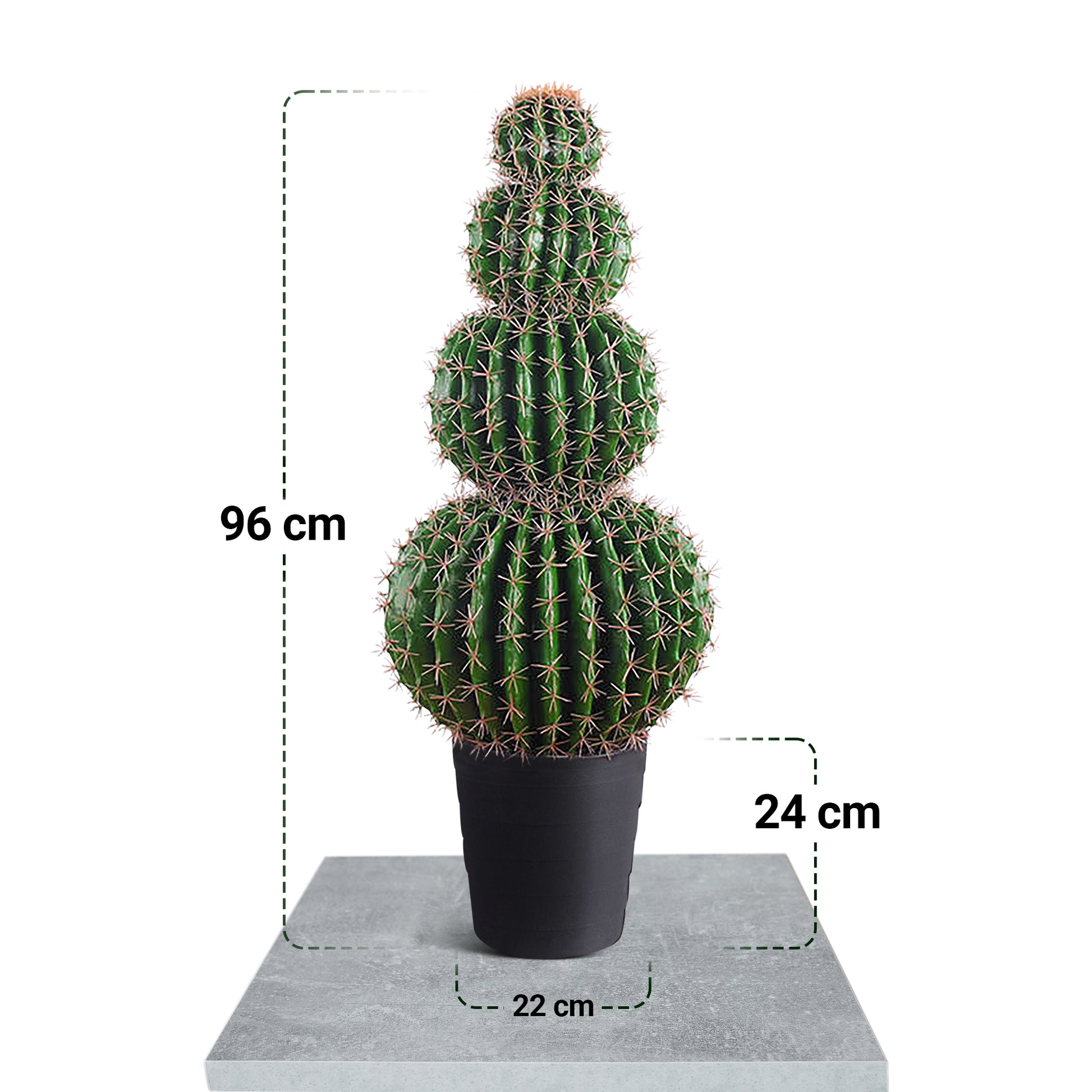 IvoQ Kunst Cactus XXL 92 cm-IvoQ
