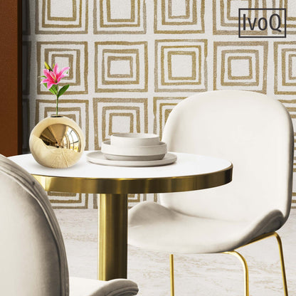 IvoQ Vazenset Goud Keramiek Luxe 3 Delig-IvoQ