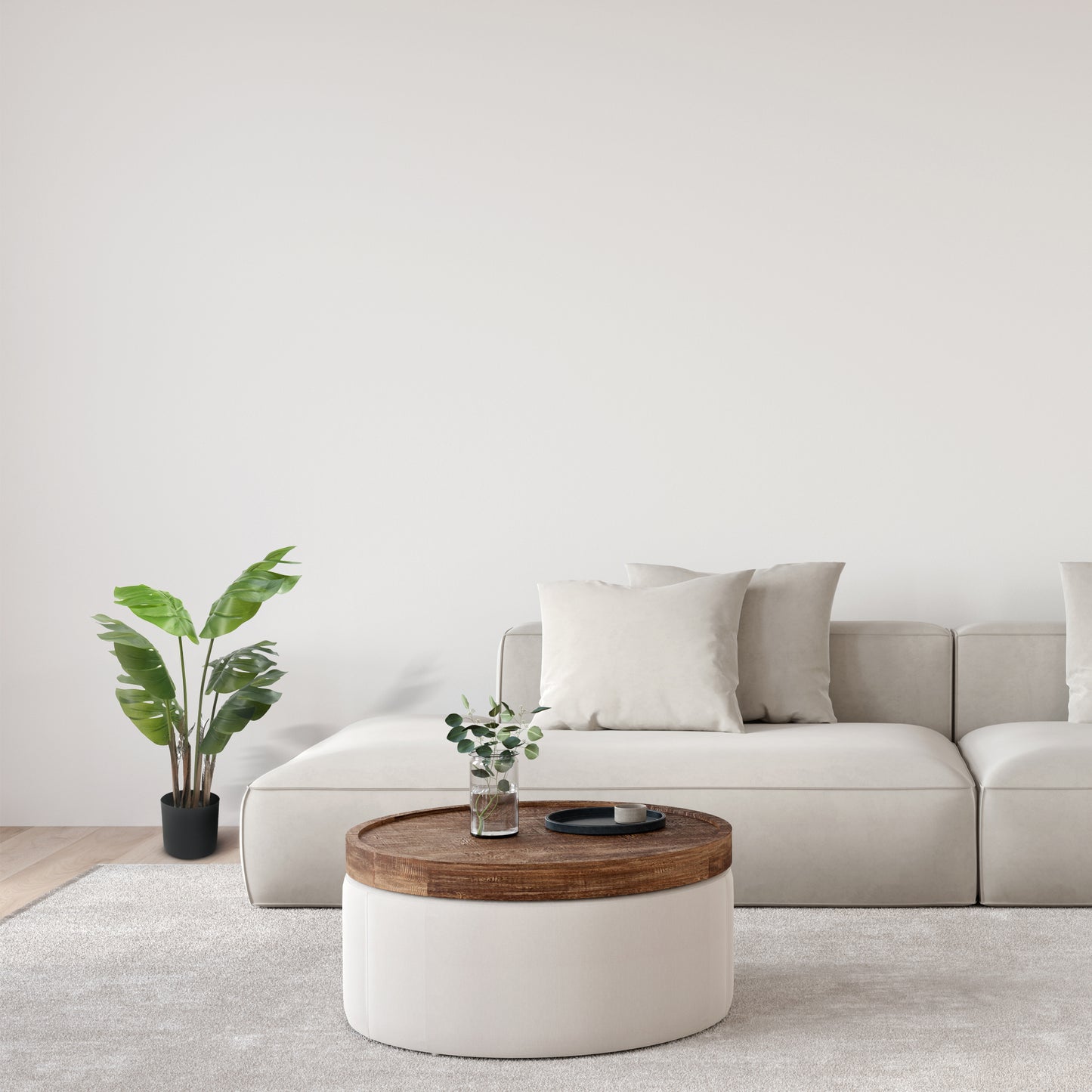 IvoQ Monstera Kunstplant 80 cm-IvoQ