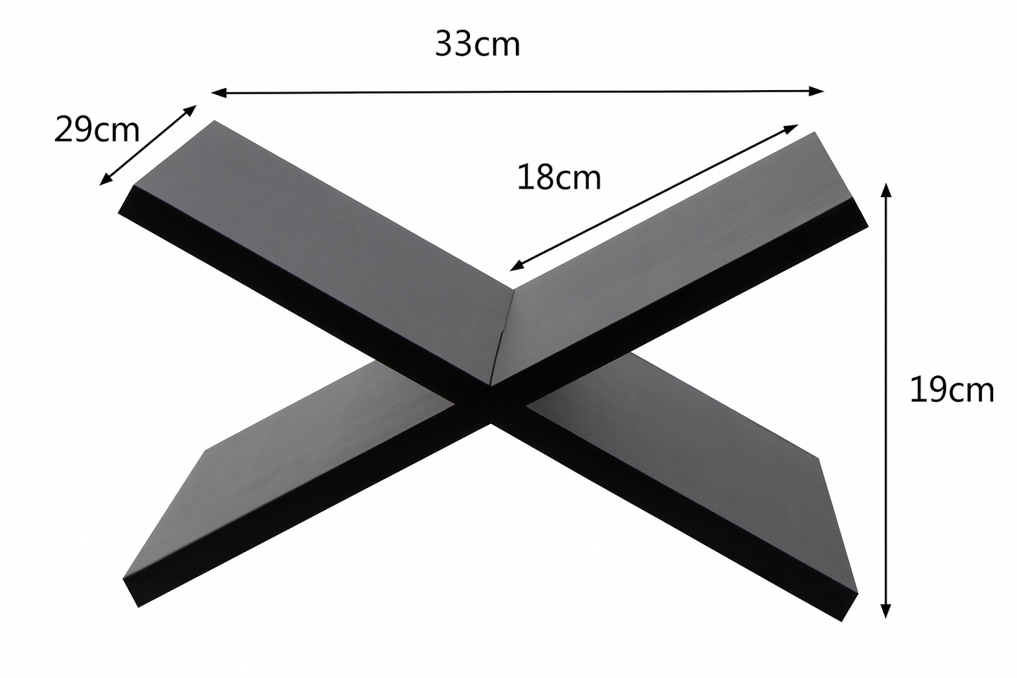 IvoQ Boekenstandaard X Zwart-IvoQ